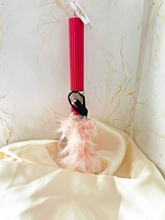 Prima Ballerina Ματζέντα Πασχαλινή Λαμπάδα Μπαλαρίνα