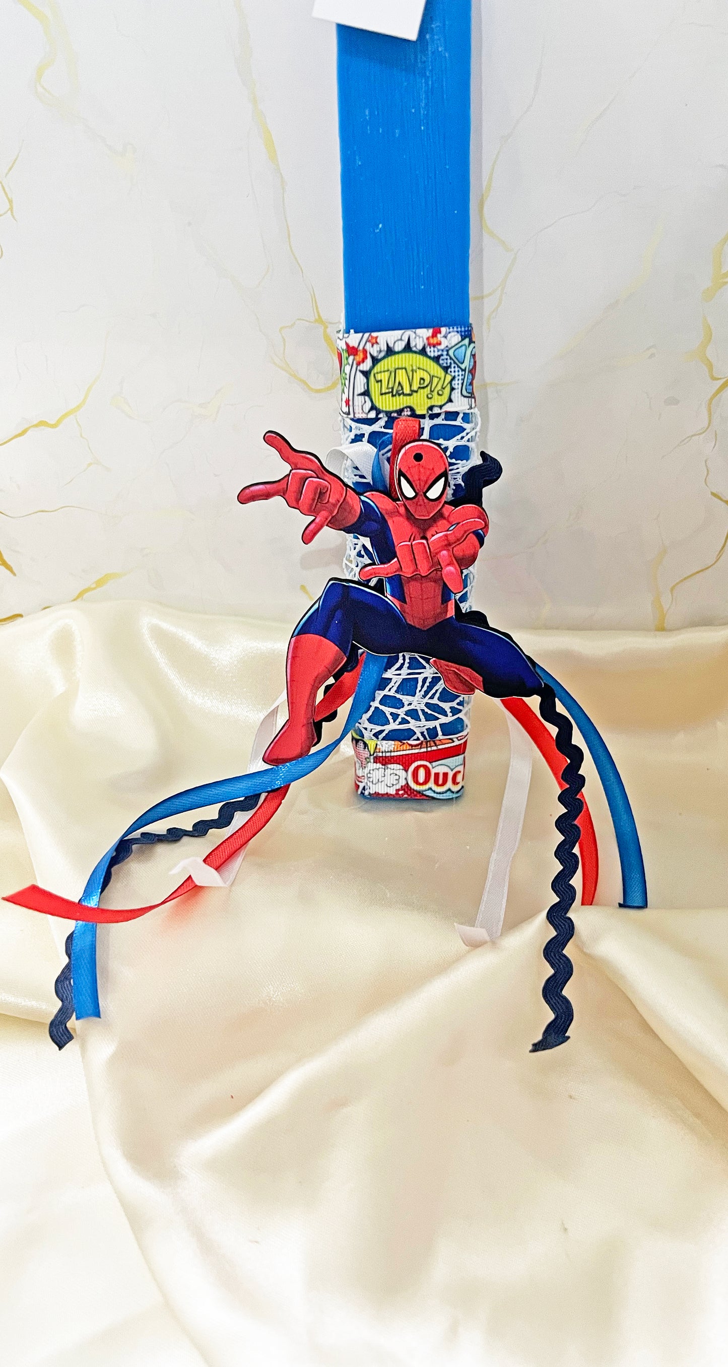 Spiderman Πασχαλινή Λαμπάδα 2026 για Αγόρι – Χειροποίητη Αρωματική Φυτική