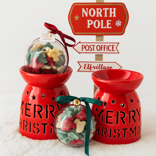 Χριστουγεννιάτικο Aroma Set – 100gr Wax Melts &amp; Γιορτινός Αρωματιστής 