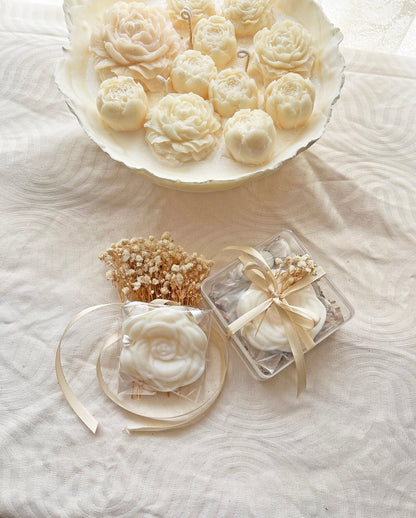 Πολυτελής Μπομπονιέρα – Πορσελάνινη Αρωματική Ταμπλέτα Ντουλάπας “Παιώνια” με Premium Άρωμα