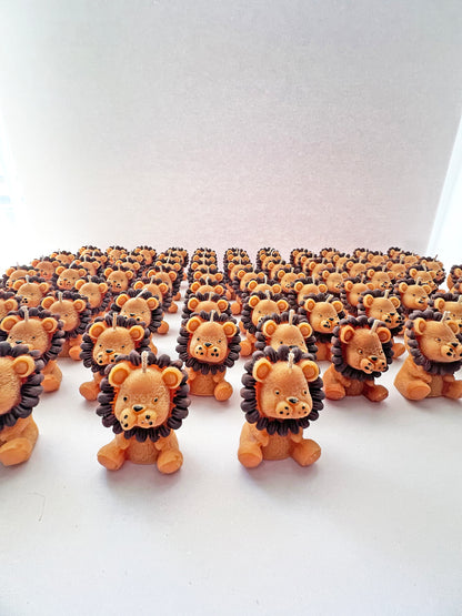 Παιδική Μπομπονιέρα “Λιονταράκι” – Χειροποίητο Φυτικό Αρωματικό Κερί για Βάπτιση