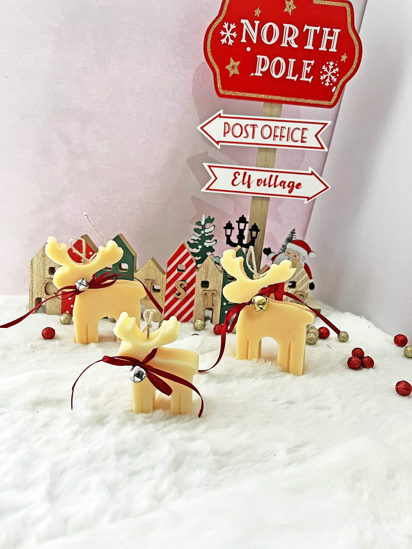 Ταρανδάκια των Χριστουγέννων – Φυτικά Αρωματικά Κεριά