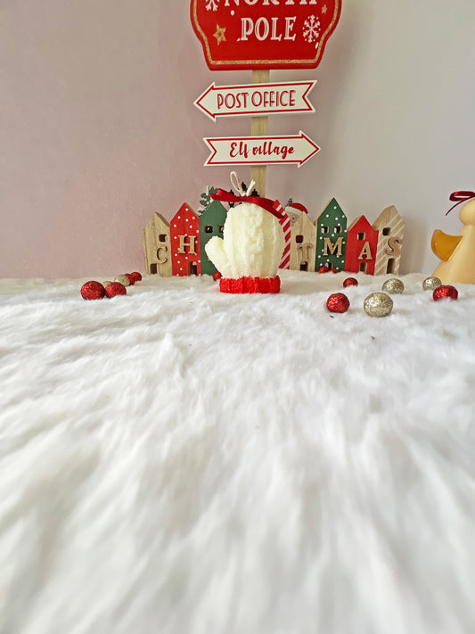 Αρωματικό Γαντάκι των Χριστουγέννων Αρωματικό Φυτικό Κερί