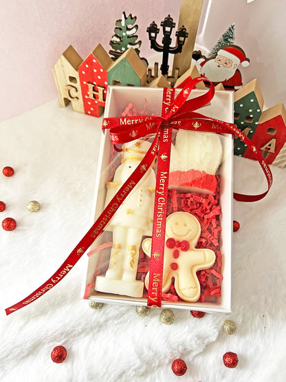 Πολυτελές Γιορτινό Gift II Box Αρωματικά Φυτικα Κεριά