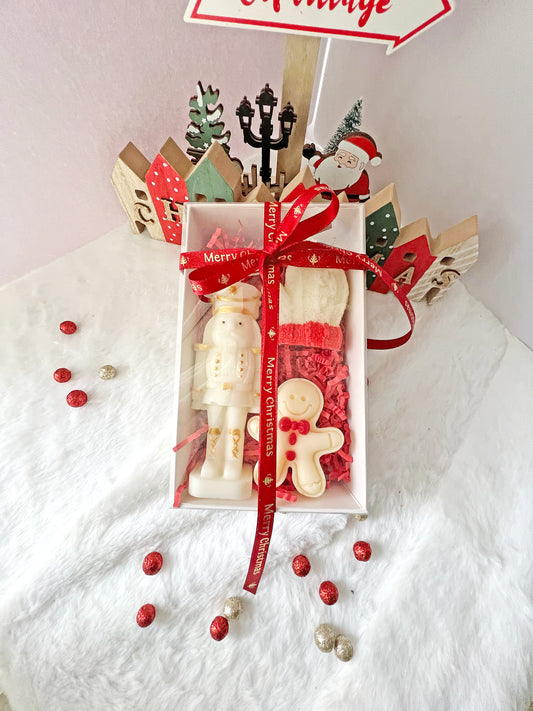 Πολυτελές Γιορτινό Gift II Box Αρωματικά Φυτικα Κεριά