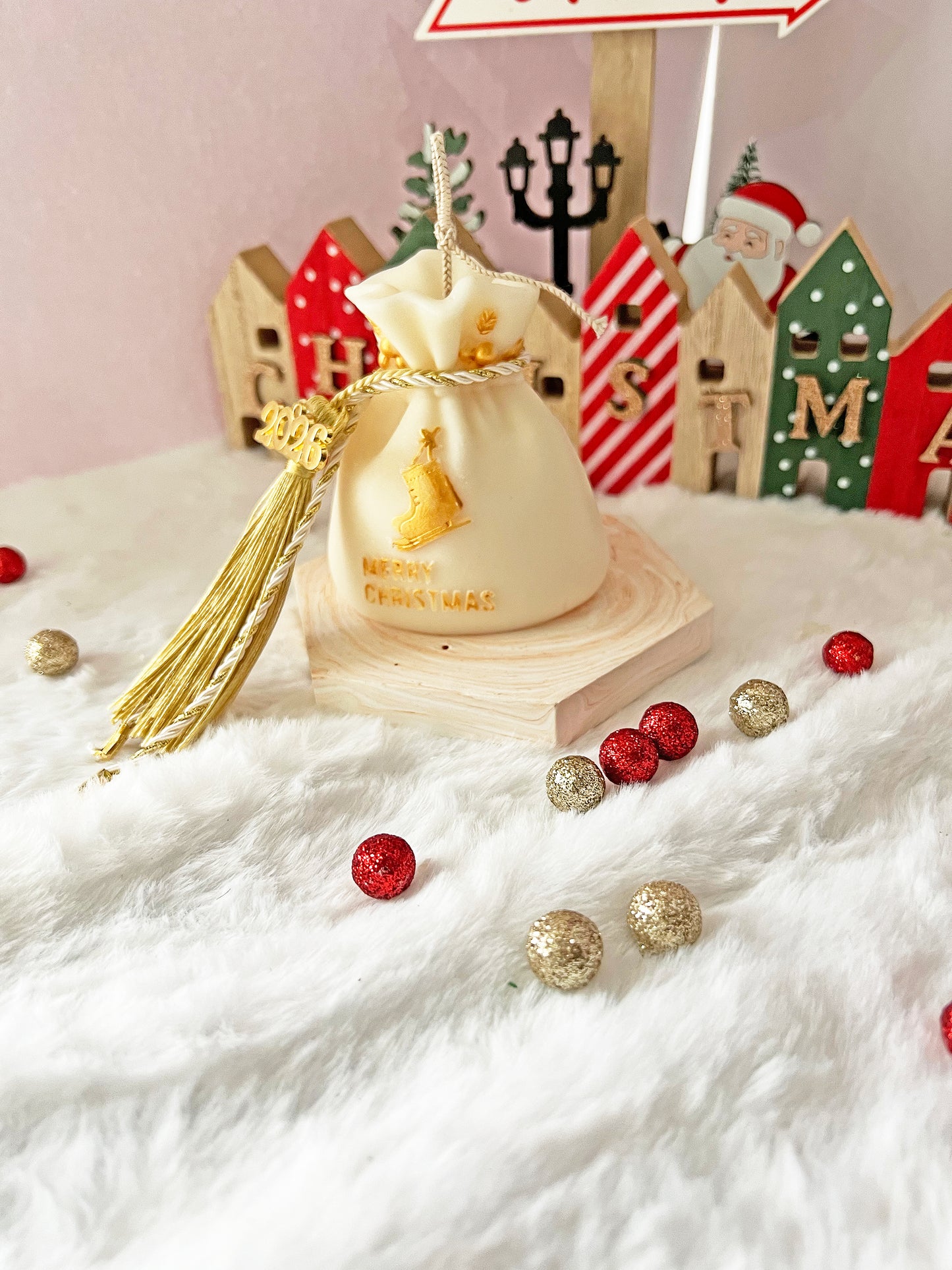 Πουγκί - Γούρι Αρωματικό Φυτικό Κερί