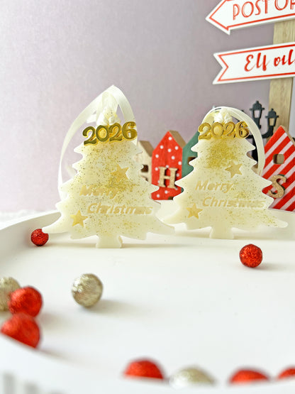 Χριστουγεννιάτικο Δεντράκι 2026 - Αρωματικές Ταμπλέτες από Φυτικό Κερί