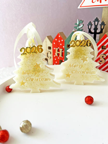 Χριστουγεννιάτικο Δεντράκι 2026 - Αρωματικές Ταμπλέτες από Φυτικό Κερί