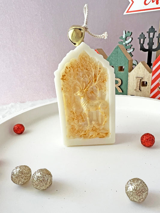 Χρυσός Τάρανδος – Φυτικό Αρωματικό Διακοσμητικό Κερί