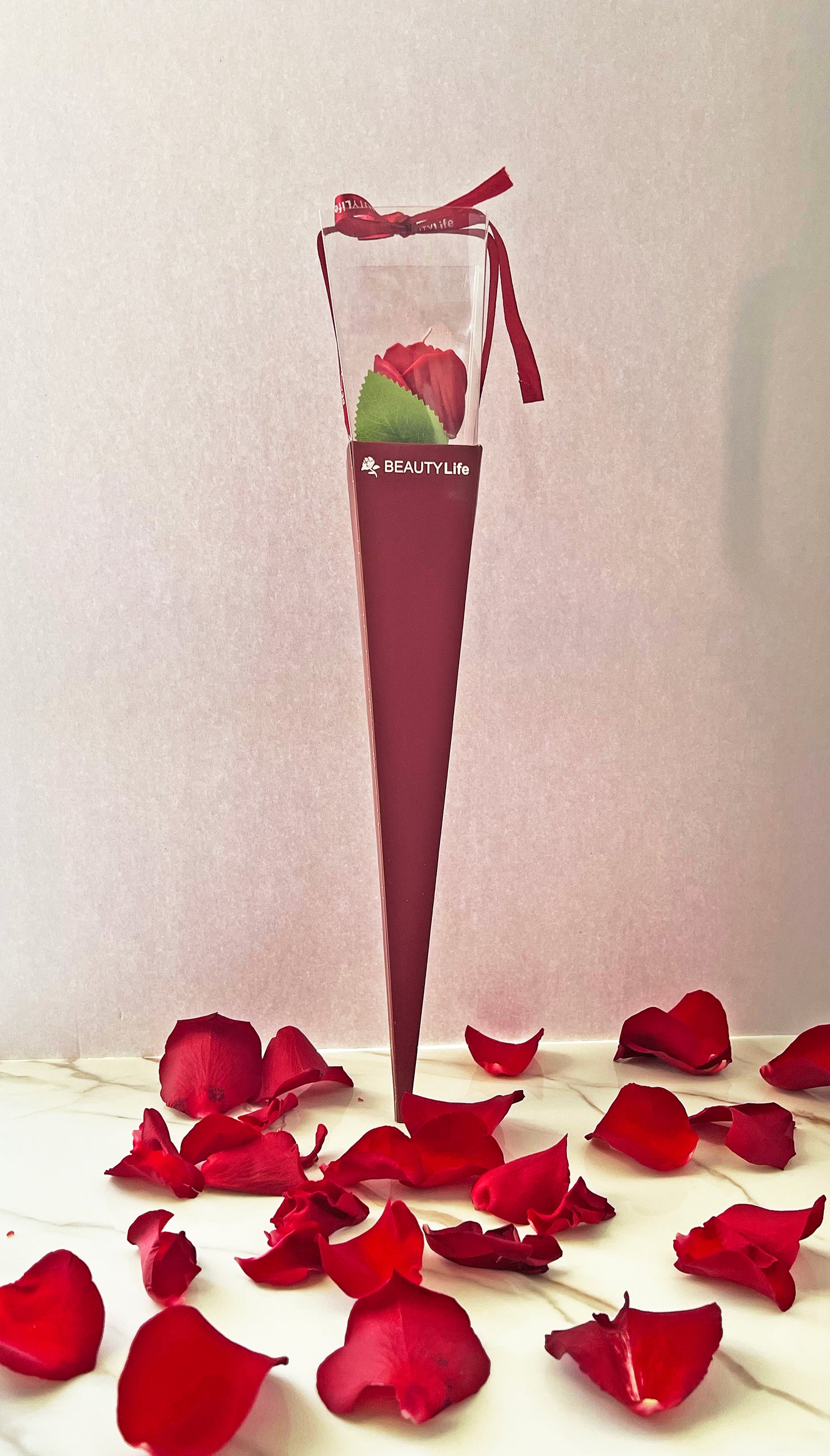 Valentine’s Αιώνιο Τριαντάφυλλο – Χειροποίητο Φυτικό Αρωματικό Κερί «Τριαντάφυλλο Μαροκινό»