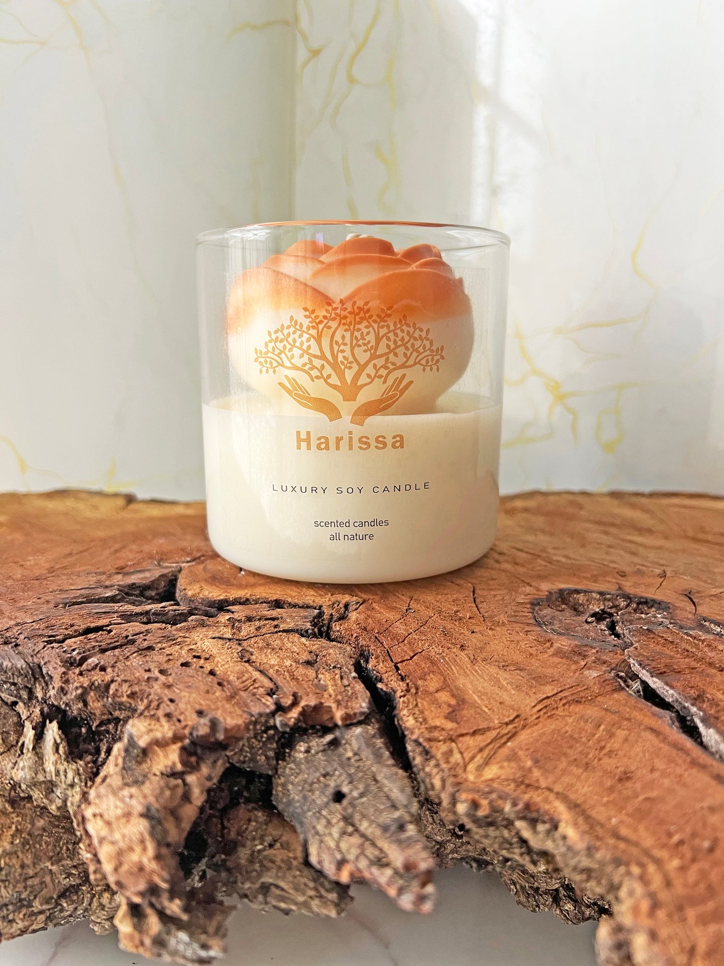 Gilded Bloom – Peony Soy Candle