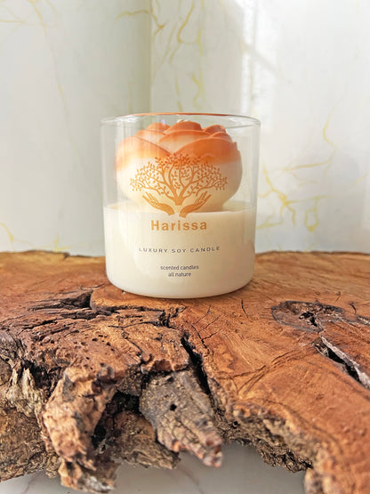 Gilded Bloom – Peony Soy Candle
