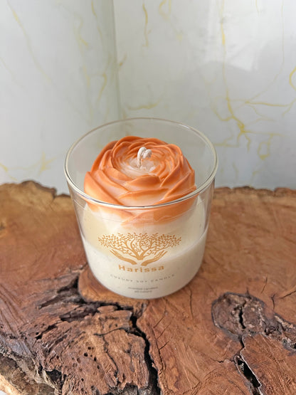 Gilded Bloom – Peony Soy Candle