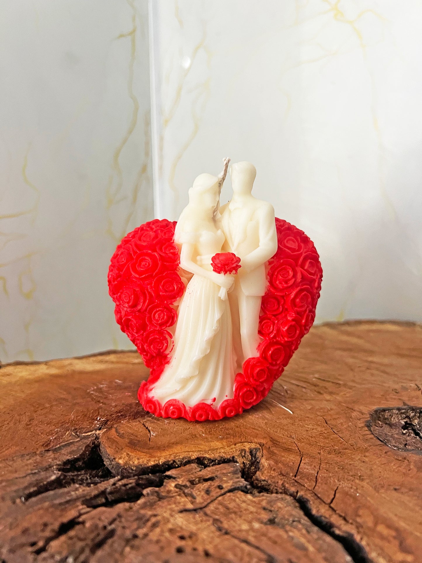 Eternal Love – Διακοσμητικό Φυτικό Αρωματικό Κερί Ζευγάρι με Καρδιά