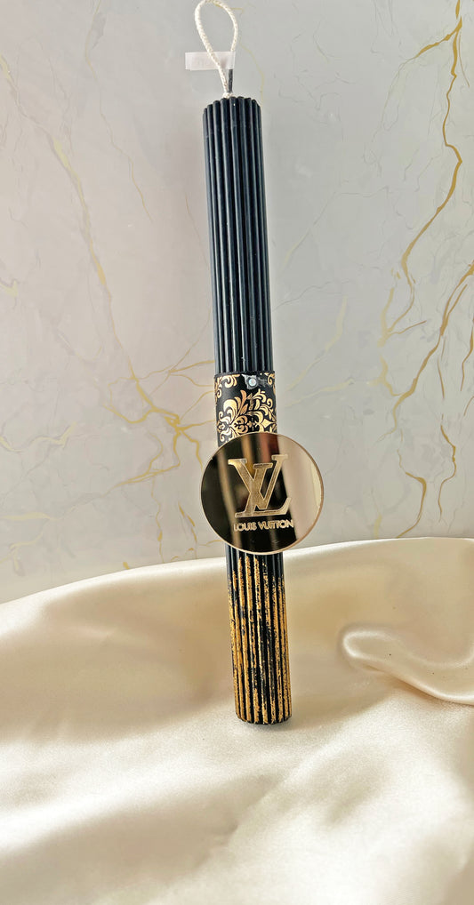 Πασχαλινή Λαμπάδα Harissa – Monogram Noir Gold