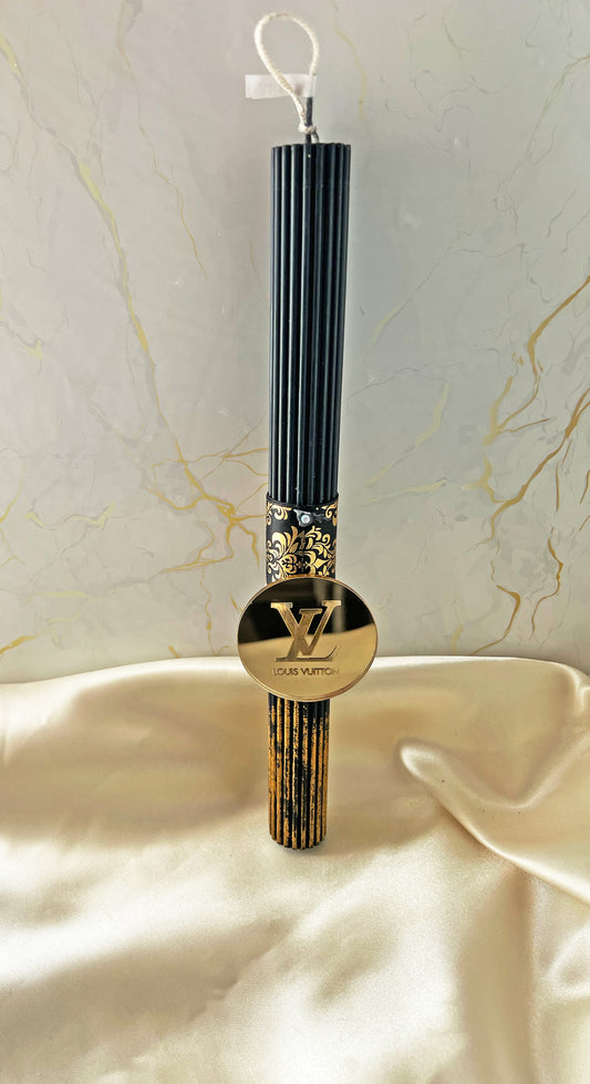 Πασχαλινή Λαμπάδα Harissa – Monogram Noir Gold