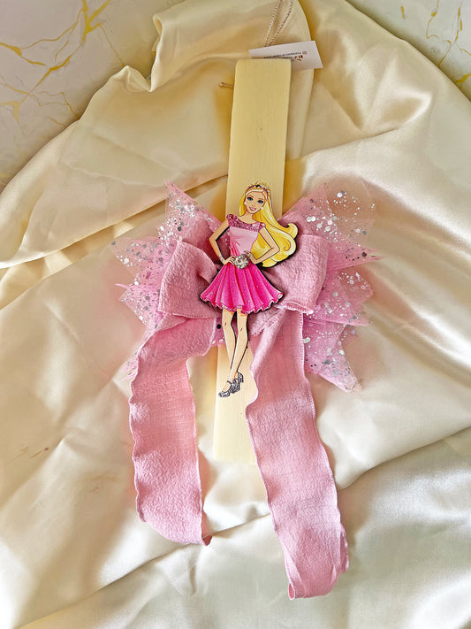 Πασχαλινή Λαμπάδα Barbie – Αρωματική Φυτική Λαμπάδα για Κορίτσι