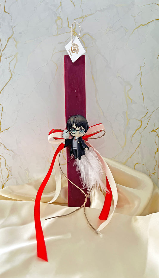 Harry Potter Χειροποίητη Αρωματική Φυτική Λαμπάδα Πάσχα