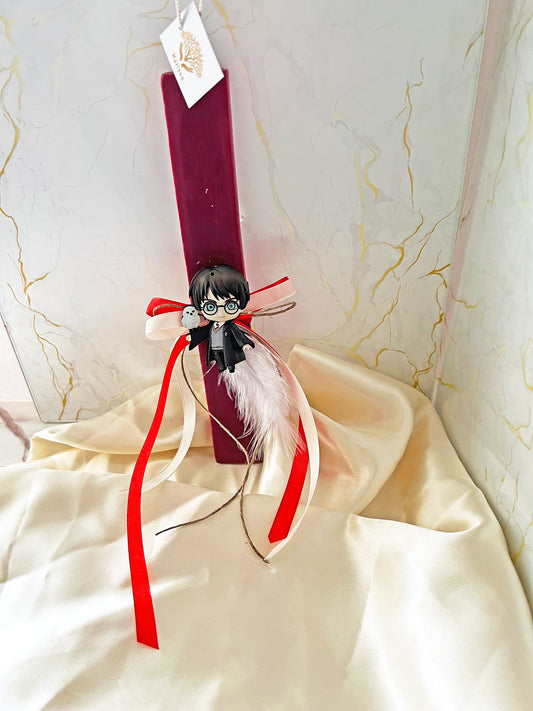 Harry Potter Χειροποίητη Αρωματική Φυτική Λαμπάδα Πάσχα