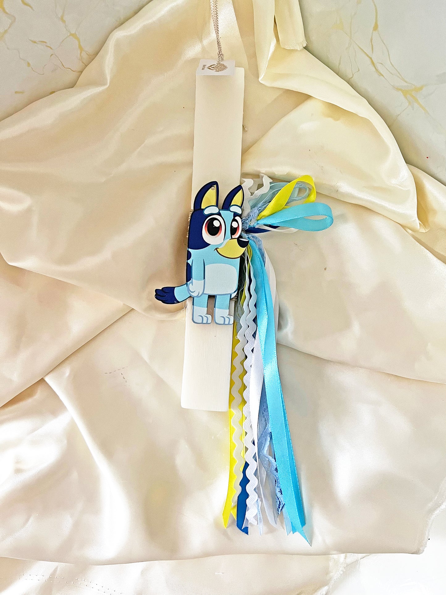 Πασχαλινή Λαμπάδα Bluey για Αγόρι 2026 Χειροποίητη Αρωματική Φυτική